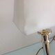 Pair of brass lamps art deco style 60s-70s
