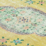 Anatolian handmade vintage rug 212 cm x 112 cm