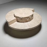 Mactan stone coffee table by Magnussen Ponte, 1980s