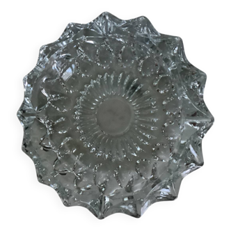 Old large ashtray from the 60s-70s – “Diamond Point” chiseled glassware💎