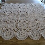 Old crochet tea tablecloth 88 x 88