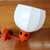 Space Age orange wall lamp 1970