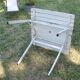 R. Gleizes table armchairs & vintage garden chair set
