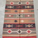 Kilim rug in jute and cotton. 125cm x 195cm