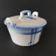 Art Deco butter dish of Czechoslovakian origin