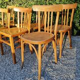 Set of 8 chairs Bistro mismatched