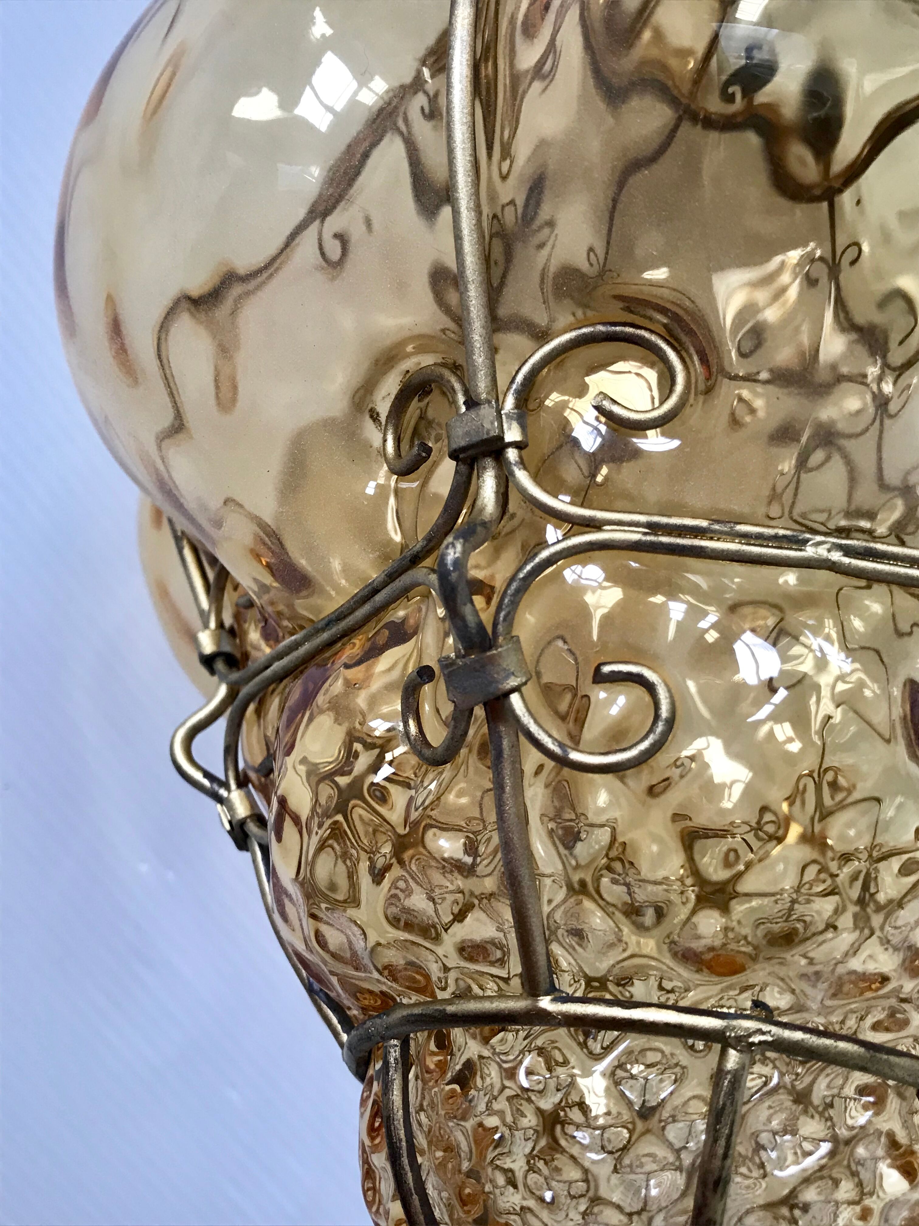 Vintage Venetian Lantern blown glass