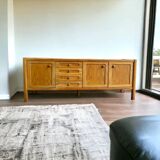 Vintage wooden sideboard / buffet / long cabinet