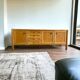 Buffet en bois vintage / buffet / armoire longue