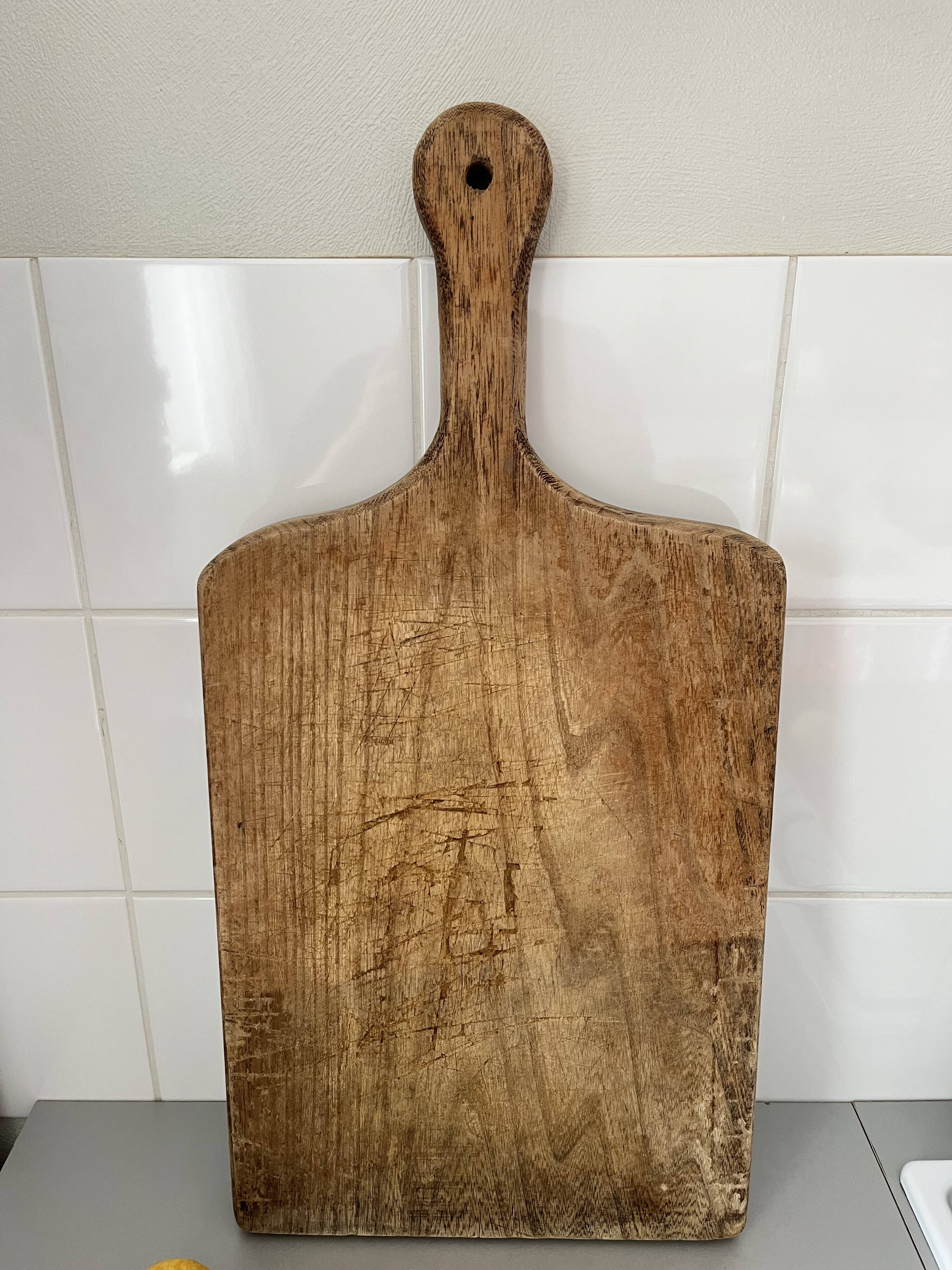 Old wooden cutting board