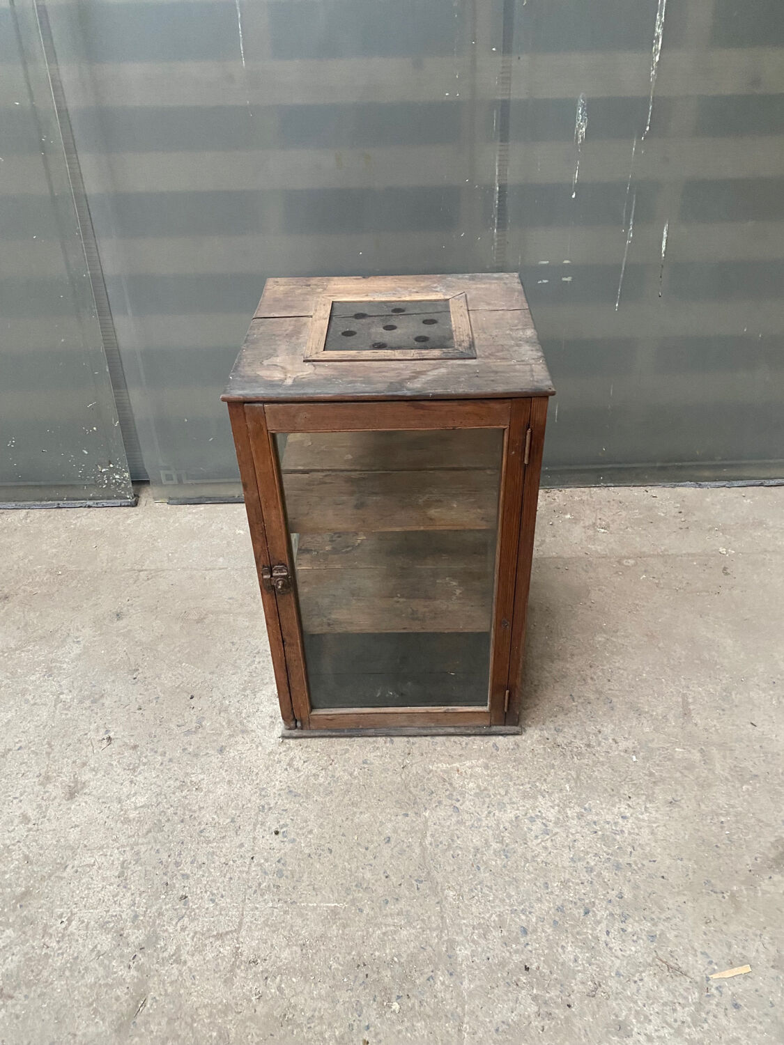 Antique counter display case