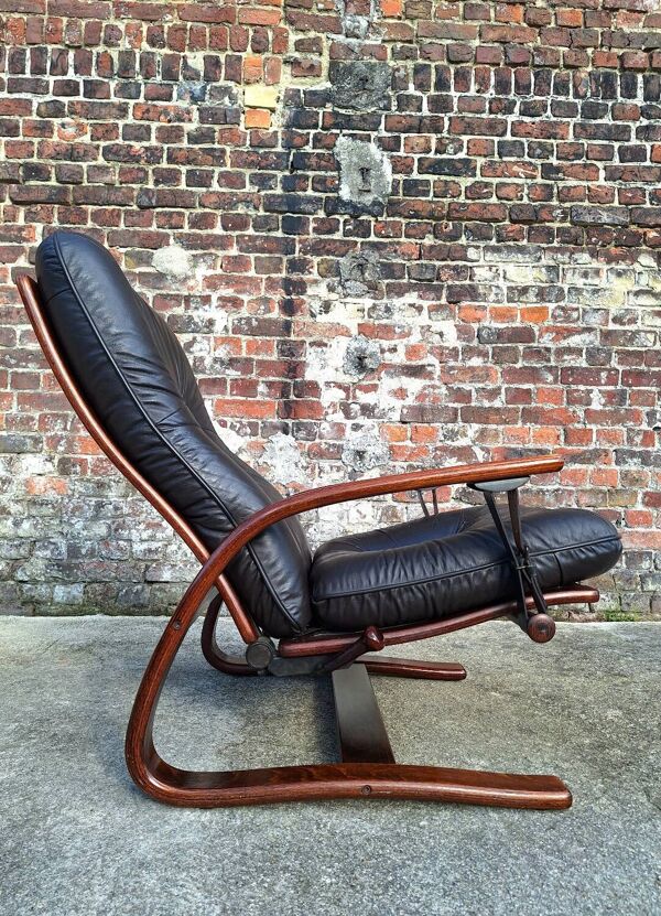 Fauteuil inclinable vintage modèle Panter, designer Arnt Lande pour Westnofa