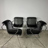 Pénéloppe armchairs (set of 4) by charles pollock for castelli 80's