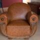 Leather club chair in good condition