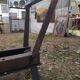 Table industrielle fer et verre 200 x 900 cm