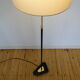Adjustable vintage floor lamp by lunel 1950 france brass metal