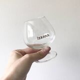 Set of 4 small Izarra and Clés des Ducs armagnac glasses