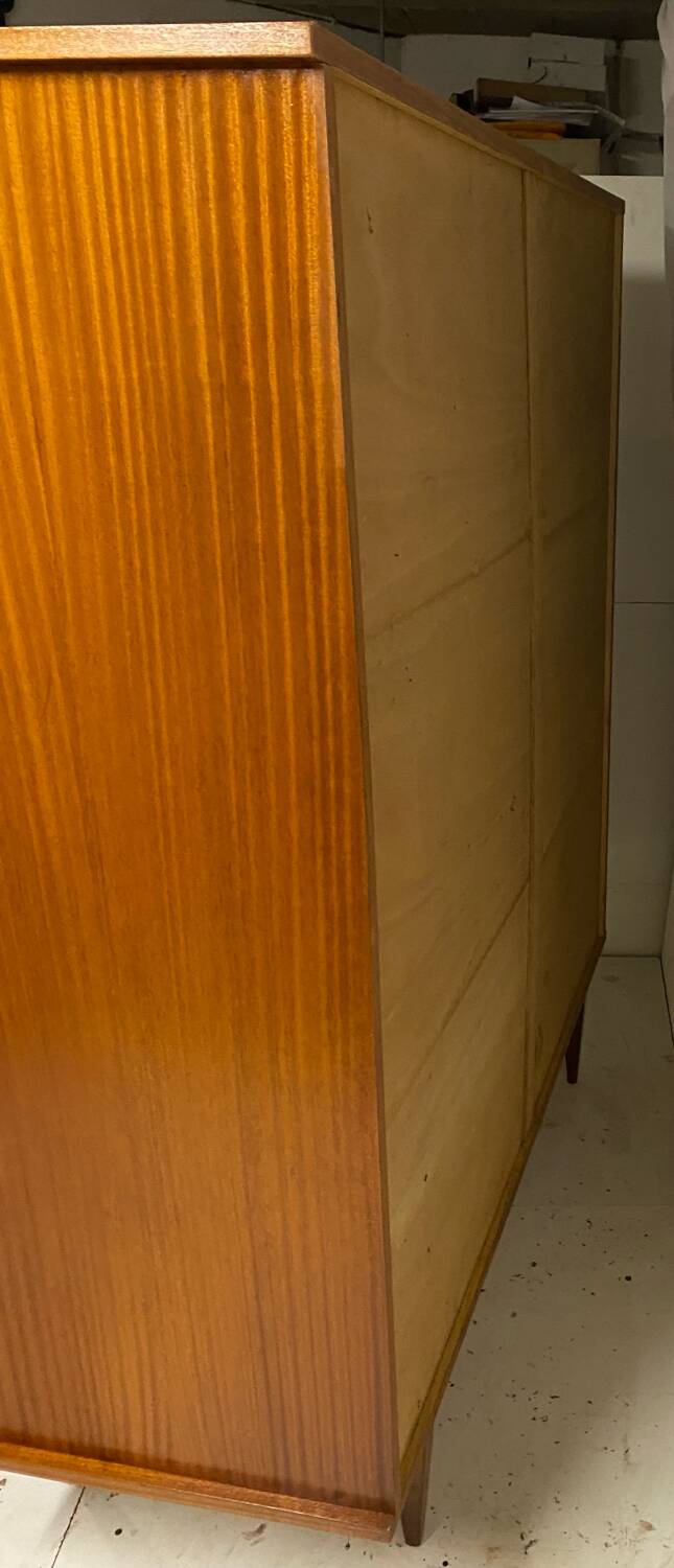 Vintage wardrobe with compass feet from the 60s