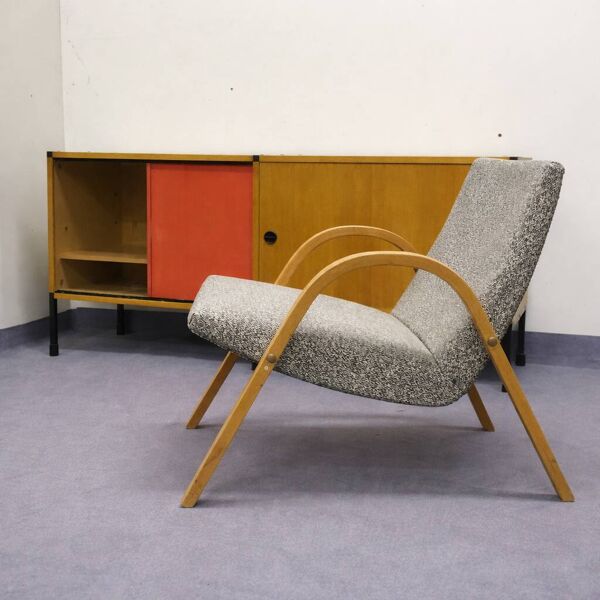 Fauteuil Baumann – années 1950   esprit déco