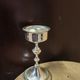 Vintage silver-plated metal candlestick