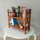 Vintage bamboo shelf 60s/70s
