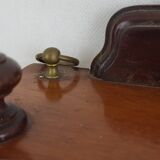 Napoleon III mahogany wall shelf