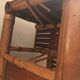 beau ancien tabouret bambou asiatique