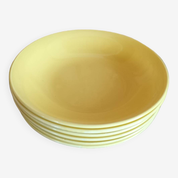 Digoin Sarreguemines soup plates