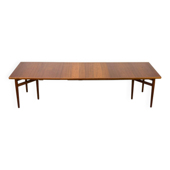 Table de Salle à Manger Modèle 201 en Teck par Arne Vodder pour Sibast, 1960s