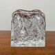 Mid-century glass candlestick by Kurt Wokan for Ingrid Glas, Germany, 1960s.