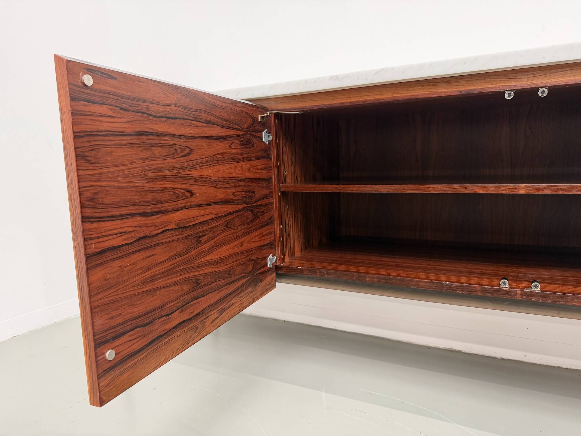 Modernist enfilade by Arno, in Rio rosewood.