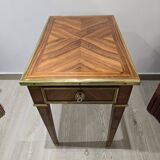Empire Directoire style side table in marquetry