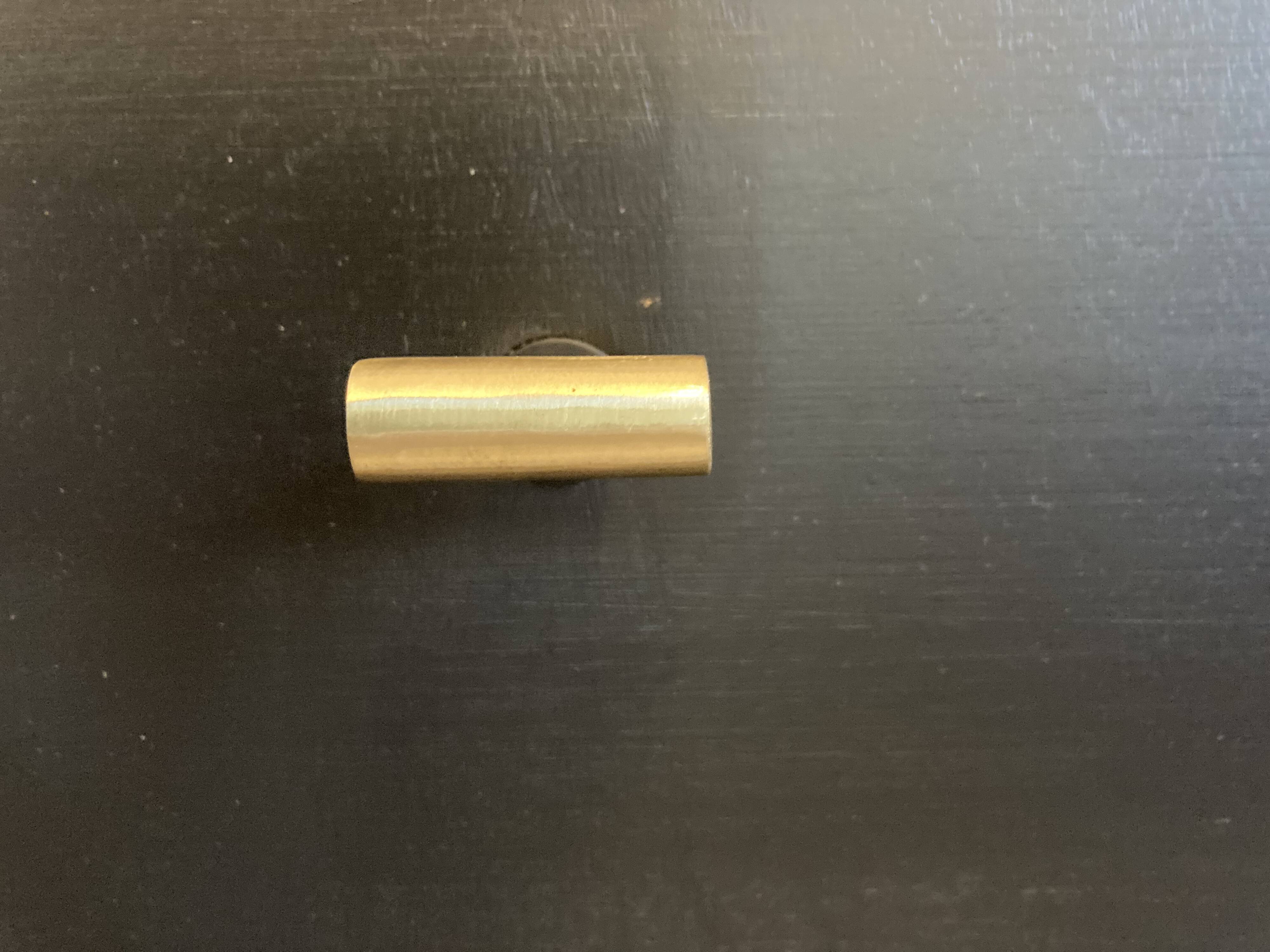 Chest of drawers restyled in black