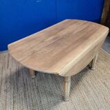 Vintage farmhouse coffee table with flaps