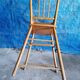 High wooden chair doll