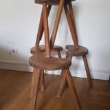 Set of 5 vintage tripods