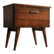 Vintage side table with compass legs