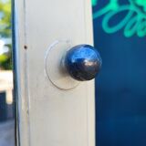 Metal medicine cabinet mirror