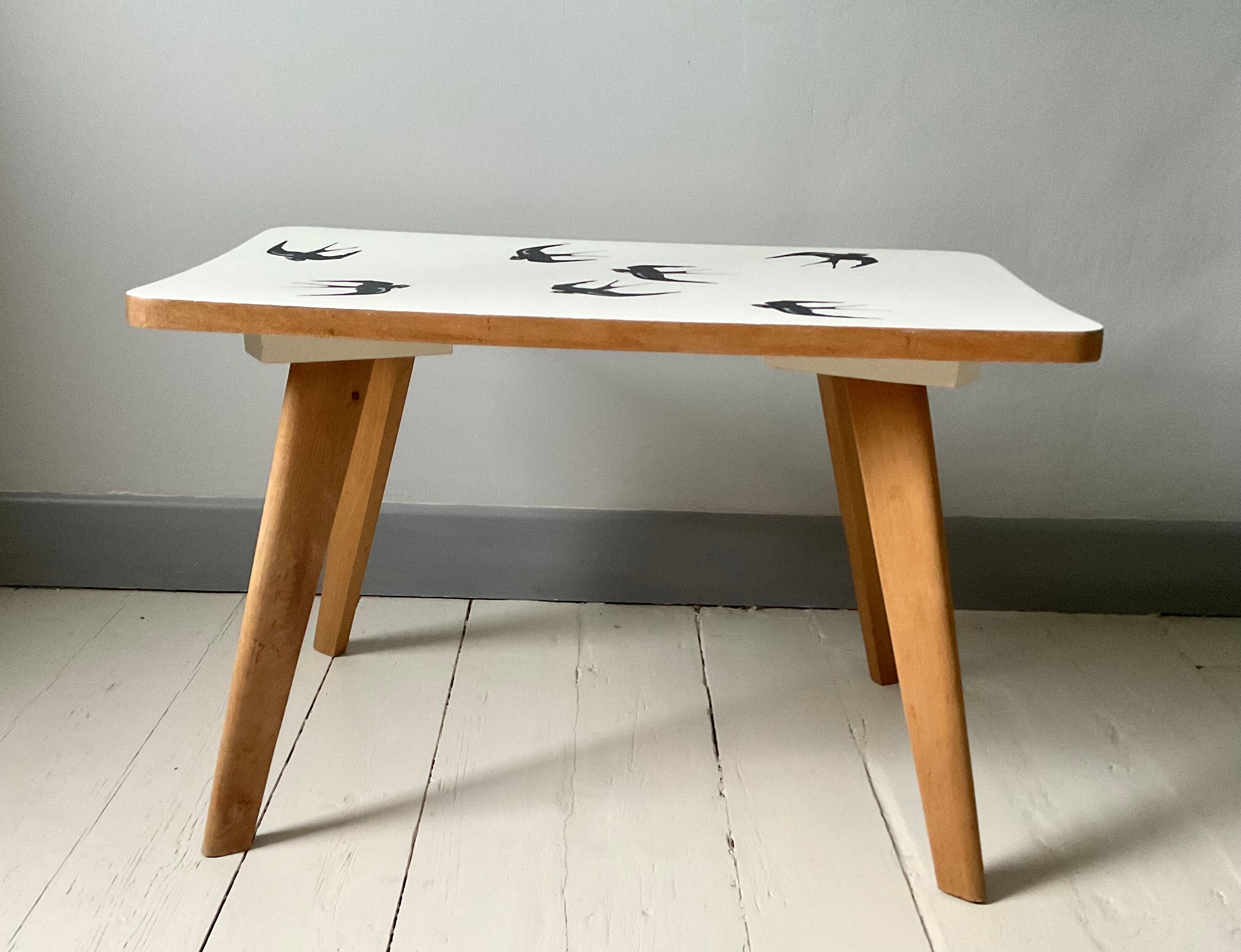 Swallow vintage coffee table