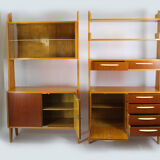 Paire de bibliothèques, années 1960