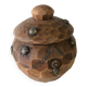 Wooden box wasp's nest