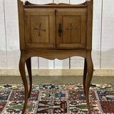 Louis XV walnut bedside table from the early 20th century