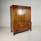 Early 19th Century English Mahogany Linen Press Cabinet, c.1820–1840