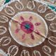Vintage hand-embroidered tablecloth 142x146 cm