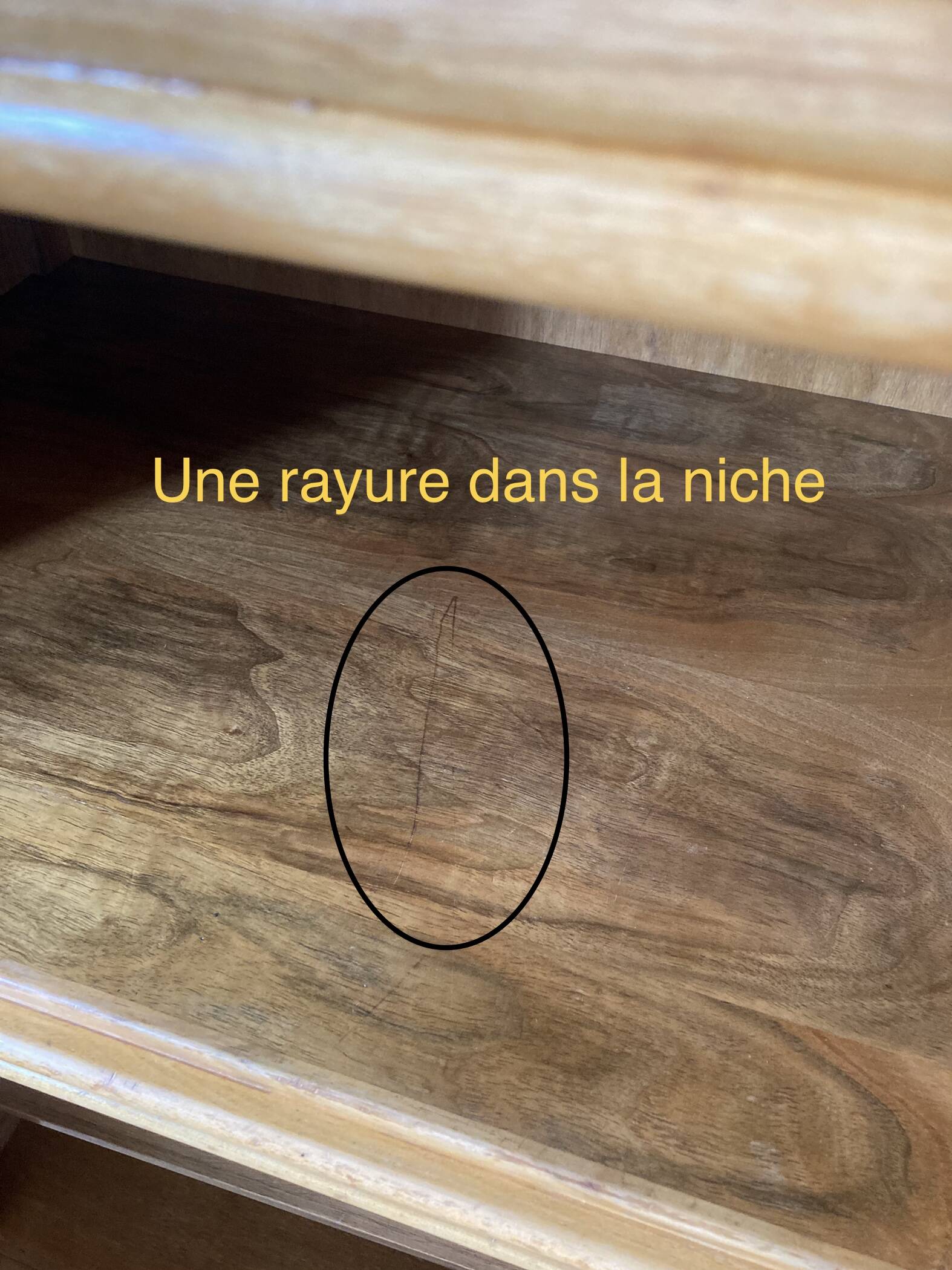 Art Deco 1-door storage unit H1.15m