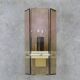 Italian Smoked Plexiglas Sconce for Guzzini, 1970s