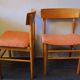 Pair of Borge Mogensen J39 Shaker chairs in solid elm-wood, Denmark 1950s