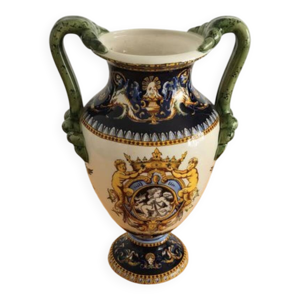 Vase en faïence de gien