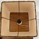 Vintage bedside lamp with marble base and gold metal