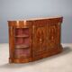 Antique walnut burl cabinet with inlays, United Kingdom, 19th century.